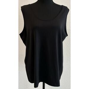 Chico’s Black Layering Tank Size 3 (XL)